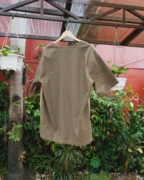 Combo Tee (camel-olive)